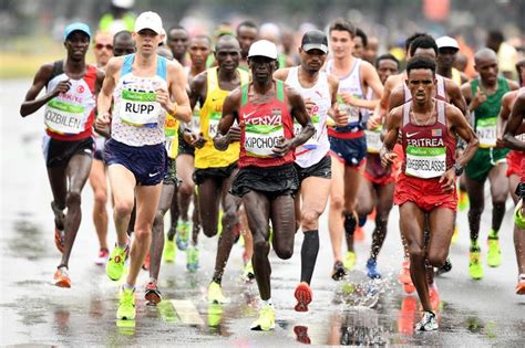Eliud Kipchoge of Kenya Wins Marathon; Galen .